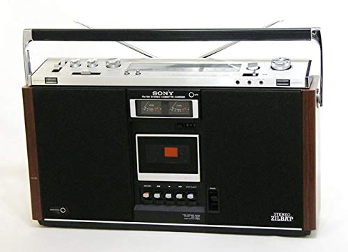 【中古】【非常に良い】SONY ソニー CF-6600 FM/AMステレオラジオカセット STEREO ZILBAP ジルバップ 木製キャビネット デラックスタイプ