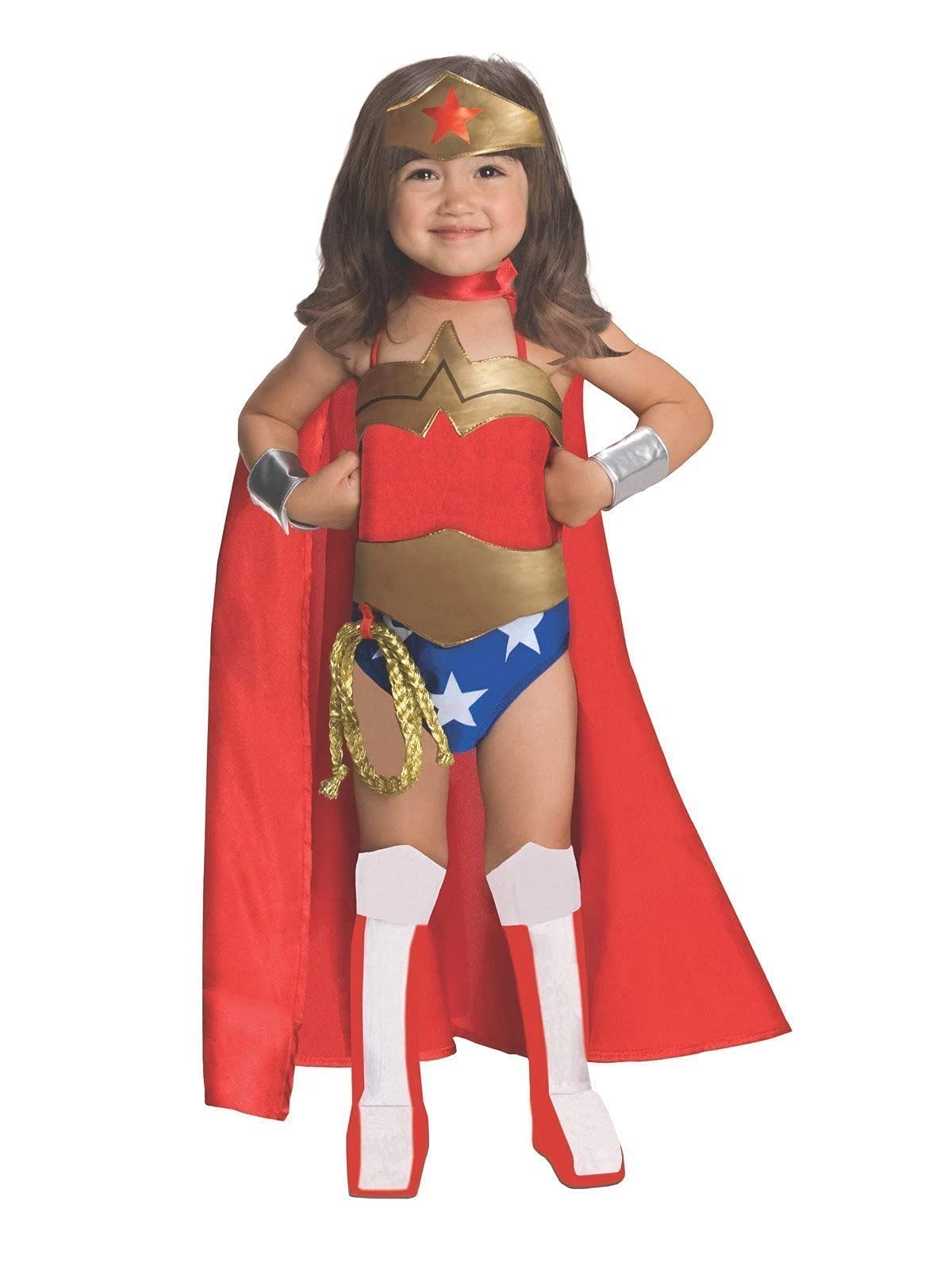 【中古】【人並み外れたに好いたらしい】[Rubies Costumes] ワンダーウーマン 小わっぱ用ハロウィンコスプレ御召しもの【Ｓ大いさ】