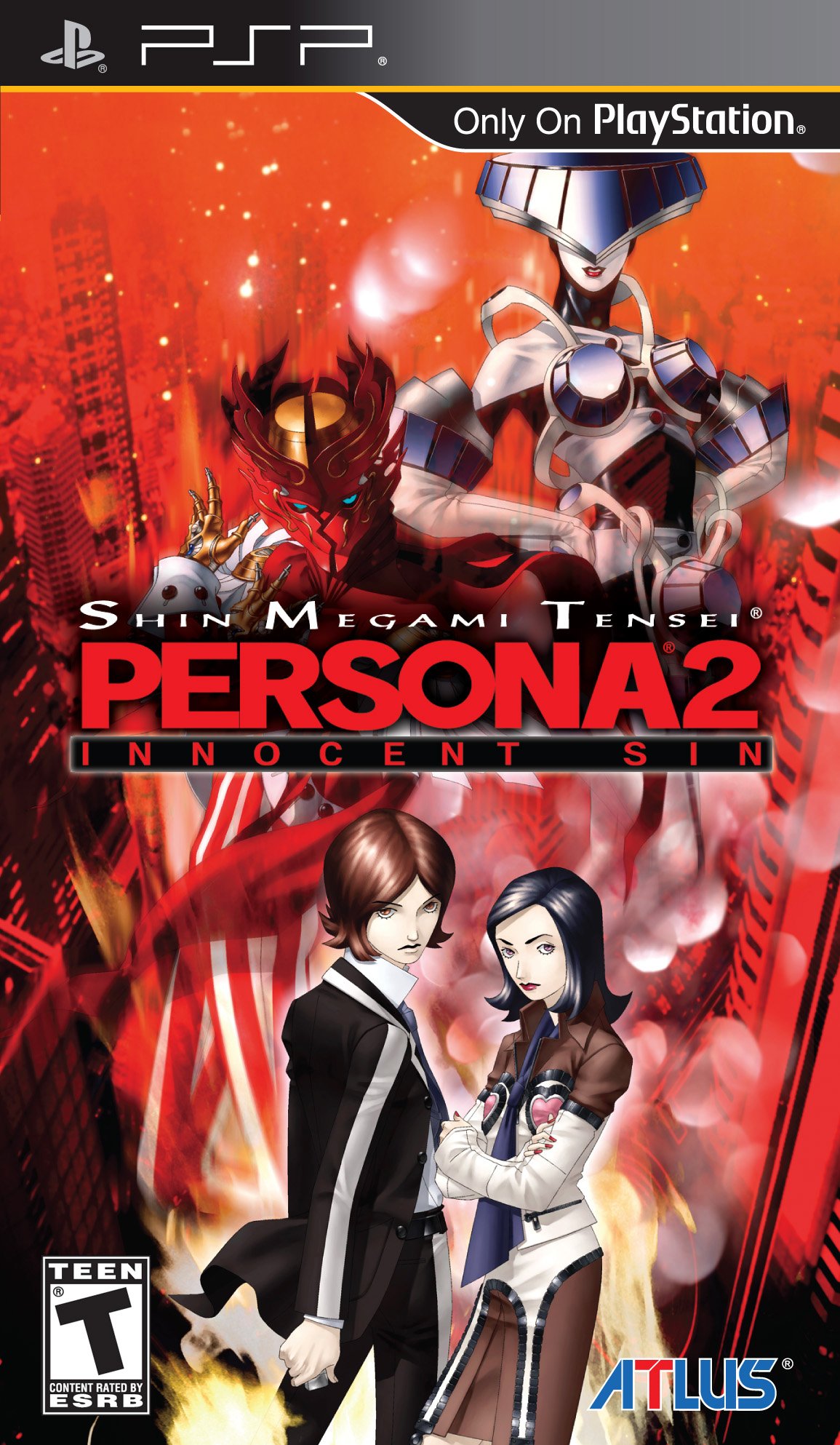 【中古】【人並み外れたに好いたらしい】Shin Megami Tensei: Persona 2 Innocent Sin (インポート版) - PSP
