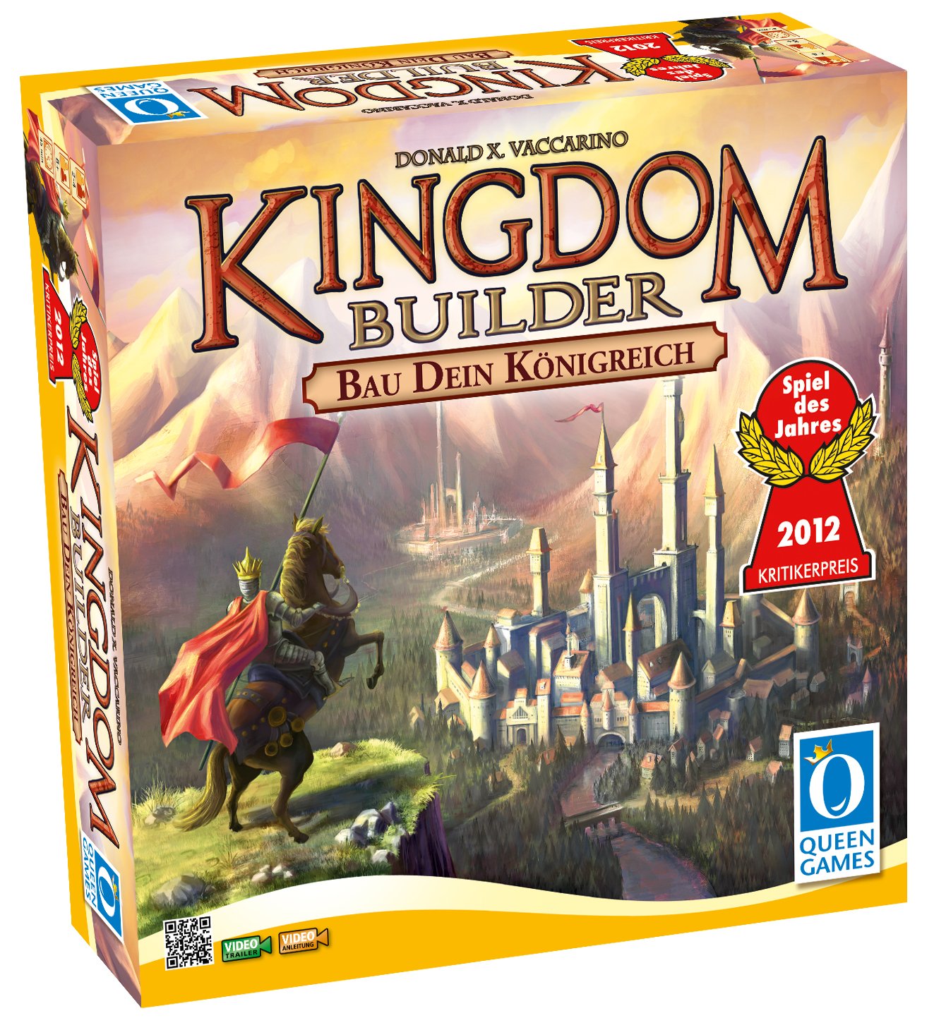 【中古】【人並み外れたに好いたらしい】Kingdom Builder: Spiel des Jahres 2012. F?r 2 - 4 Spieler ab 10 Jahren. Spieldauer: 45 Minuten