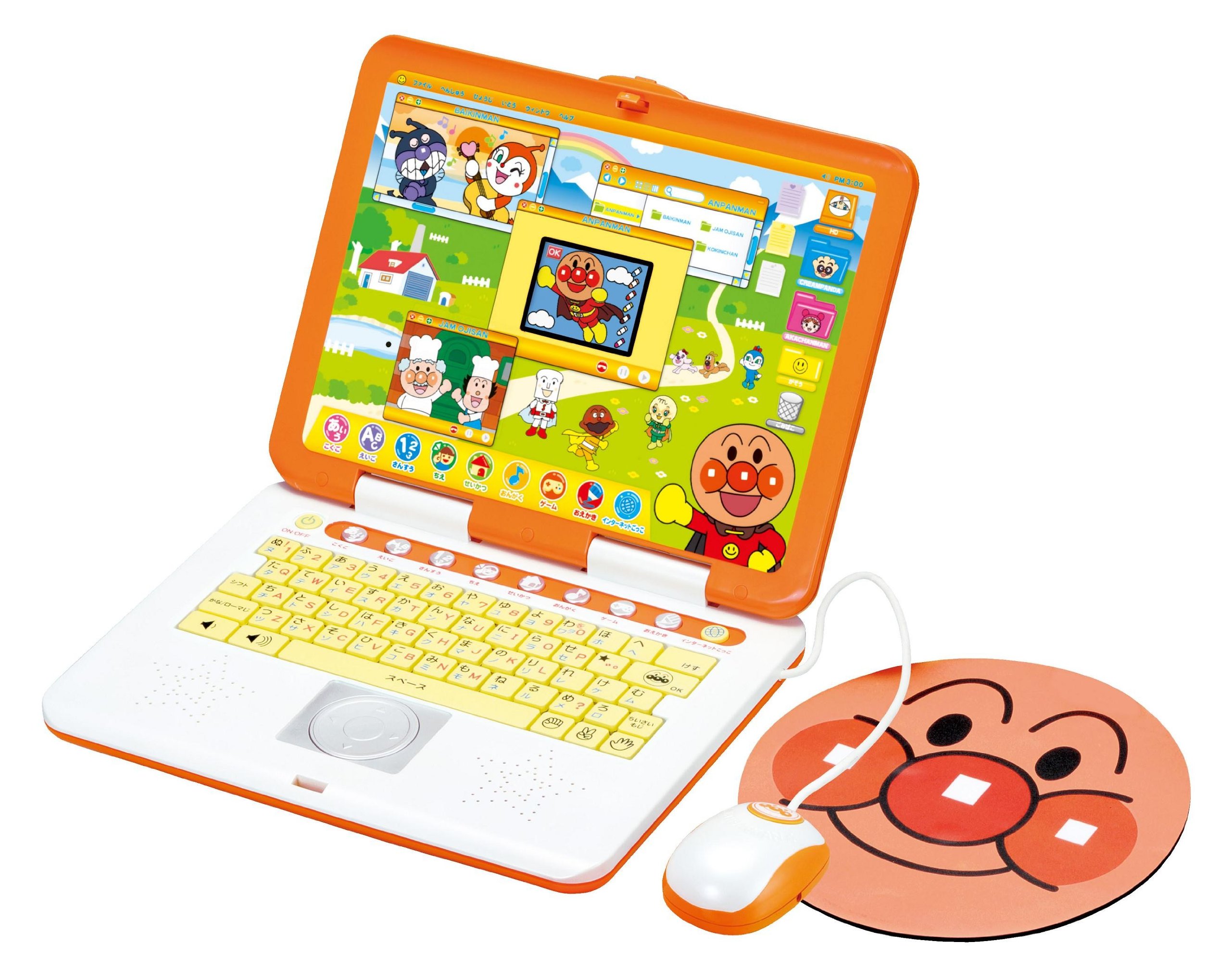 【中古】【非常に良い】マウスでクリック★アンパンマンカラーパソコン 7,974円