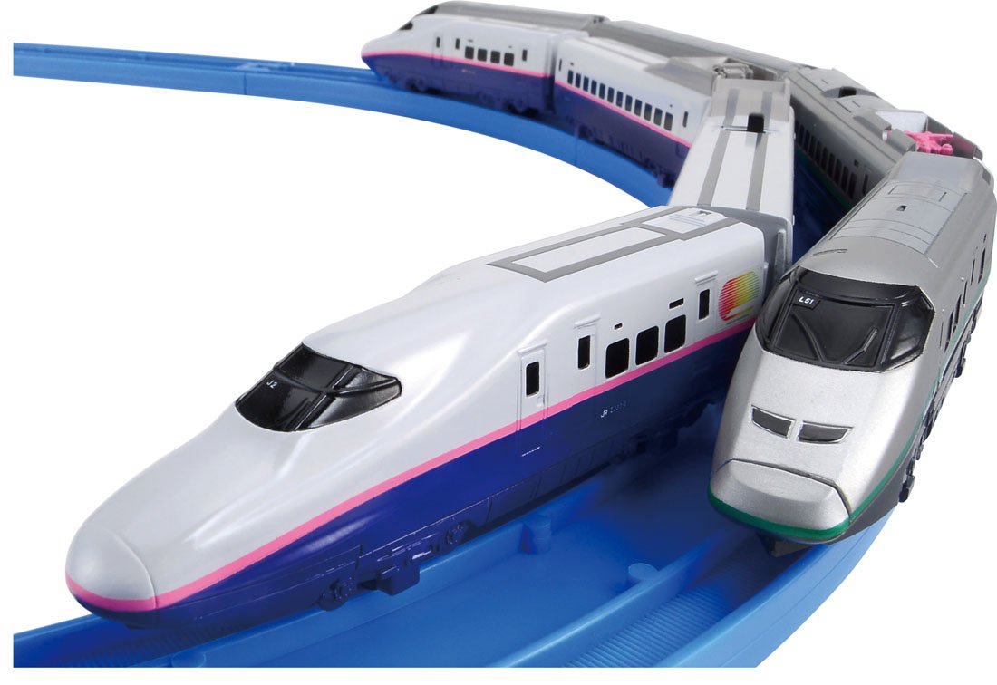 【中古】【非常に良い】プラレールアドバンス E2系やまびこ・E3系つばさ 連結&ガイドレールセット|スカイマーケットプラス