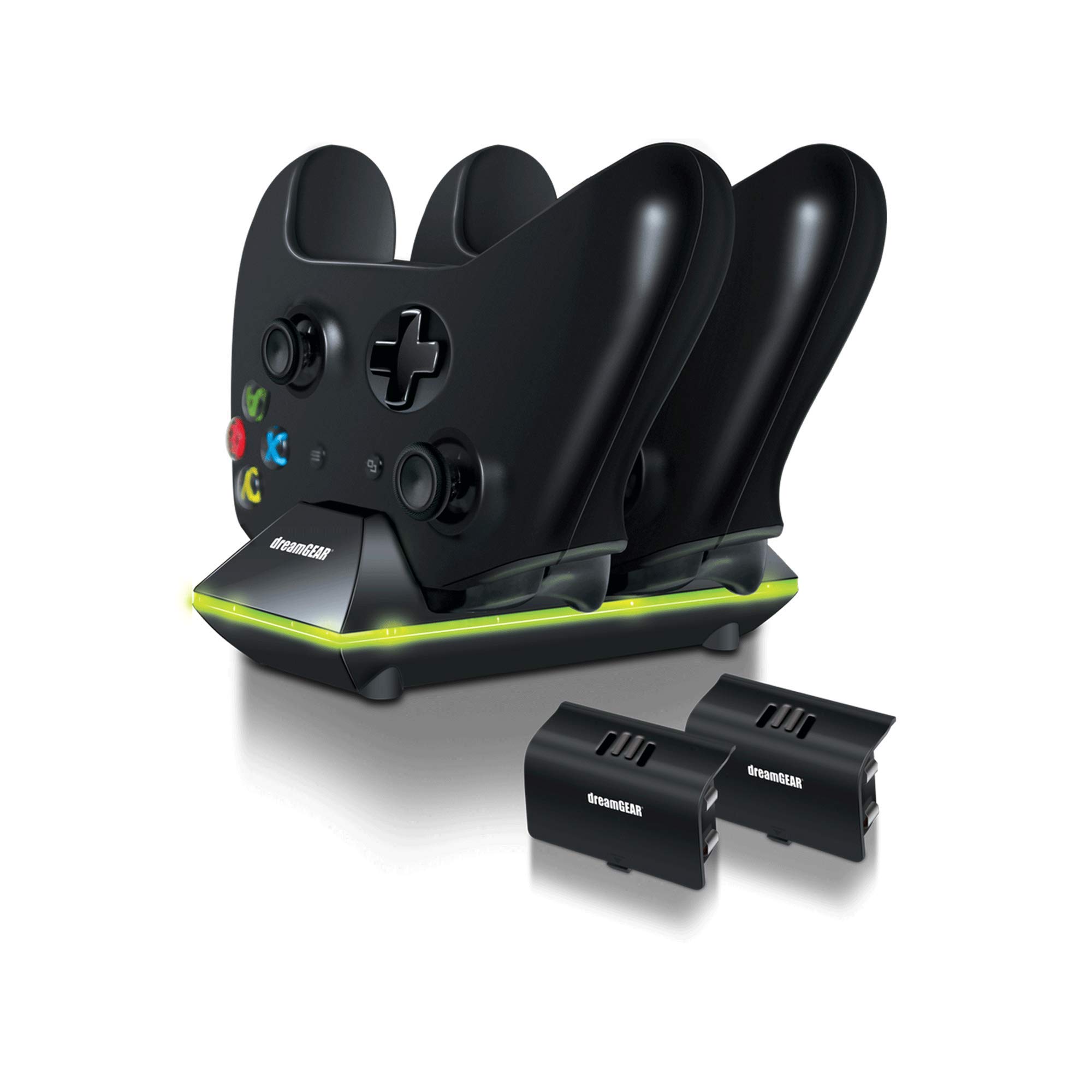 【中古】【人並み外れたに似つかわしい】dreamGEAR XBOX ONE用 デュアルチャージドック 黒いこと