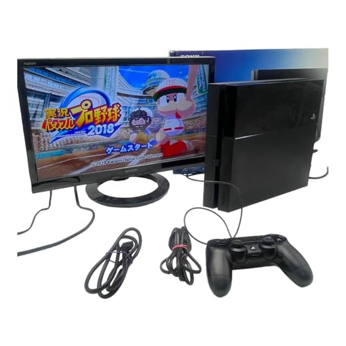 【中古】【非常に良い】PlayStation 4 ジェット・ブラック 500GB (CUH-1100AB01)【メーカー生産終了】