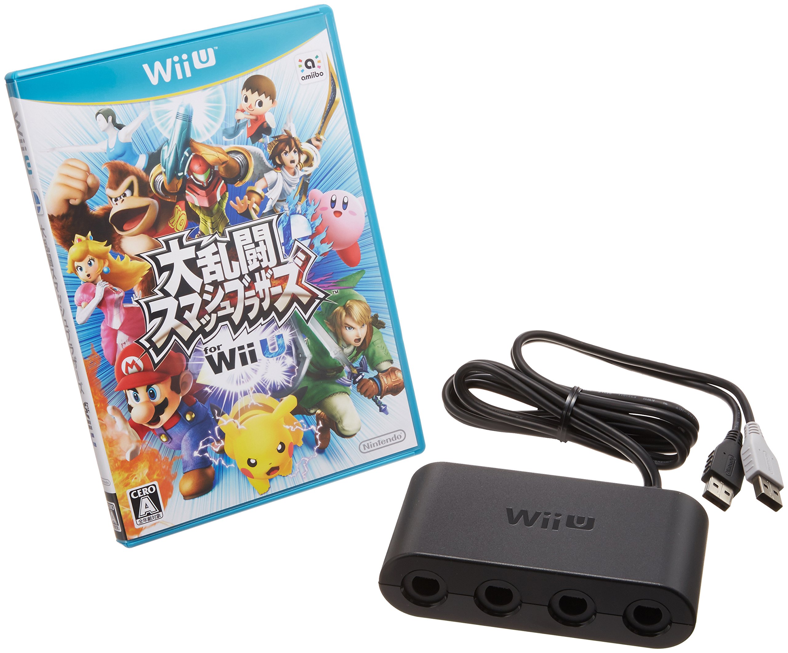 【中古】【人並み外れたに好いたらしい】大取っ組み合いスマッシュブラザーズ for Wii U ニンテンドーゲームキューブコントローラ繋ぎ合わせる水道栓仕掛ける