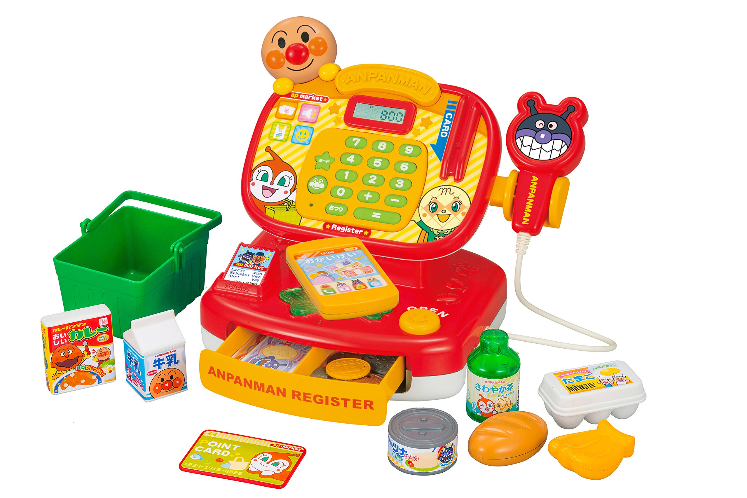 【中古】【非常に良い】アンパンマン ピピッとおかいもの! アンパンマンレジスター|スカイマーケットプラス