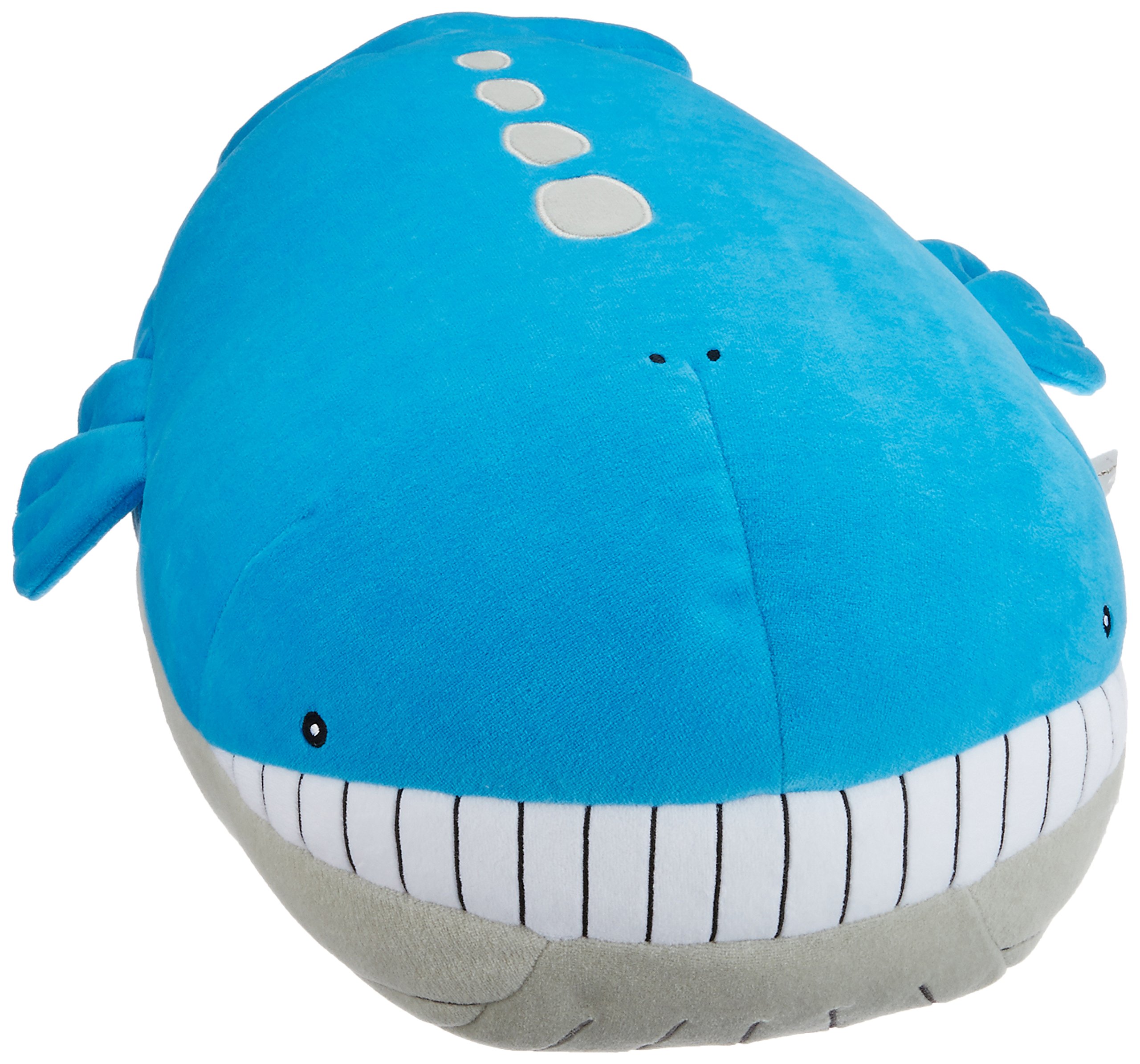 【中古】【非常に良い】ポケットモンスター ぬいぐるみ雑貨シリーズ もちふわクッション ホエルオー 全長47cm