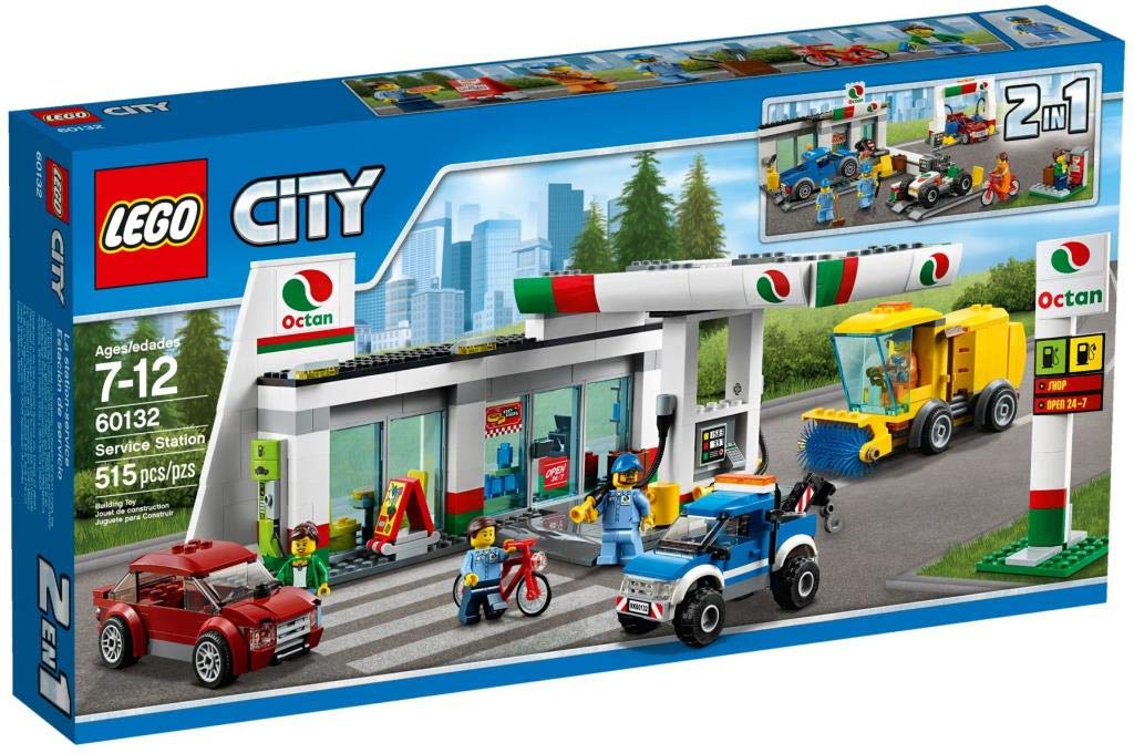 【中古】【人並み外れたに似つかわしい】レゴ (LEGO) シティ 給油所 60132