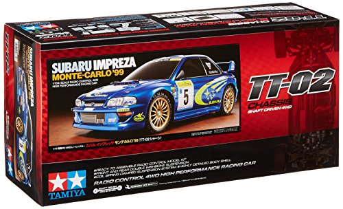 【中古】【非常に良い】タミヤ male 1/10 電動RCカーシリーズ No.631 スバル インプレッサ モンテカルロ 1999 (TT-02シャーシ) オンロード 58631｜スカイマーケットプラス