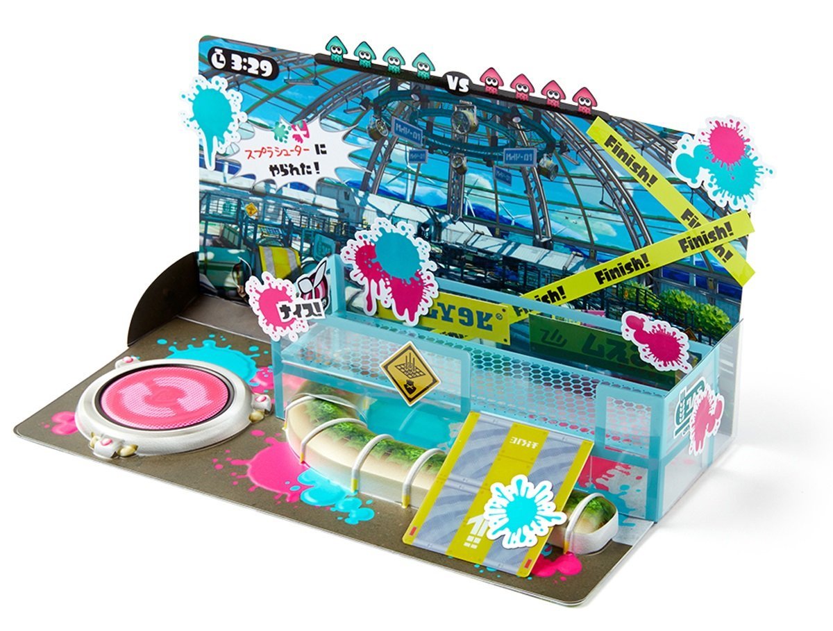 【中古】【非常に良い】amiiboジオラマキット スプラトゥーン【モズク農園】