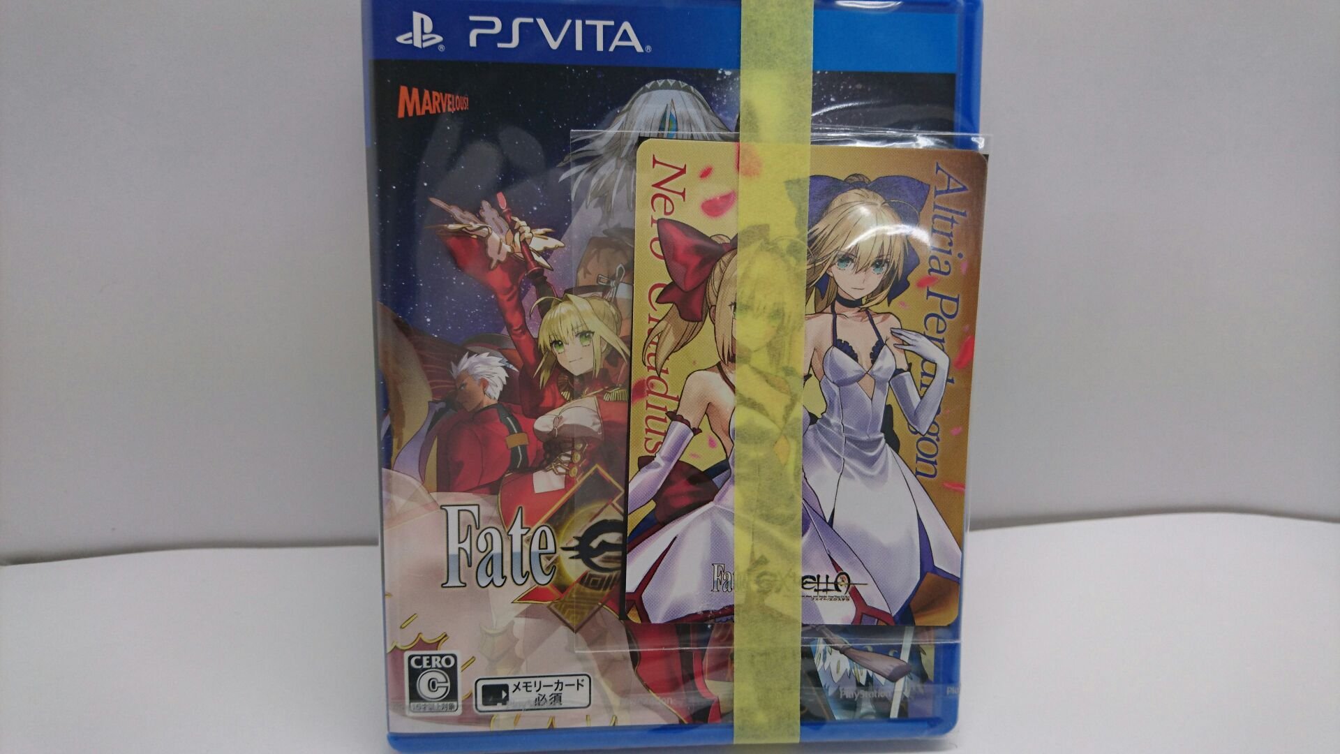 【中古】【非常に良い】Fate/EXTELLA 【初回限定特典】ネロ・クラウディウス、アルトリア・ペンドラゴン衣装「純真のナイトドレス」プロダクトコード 付 - PS Vita