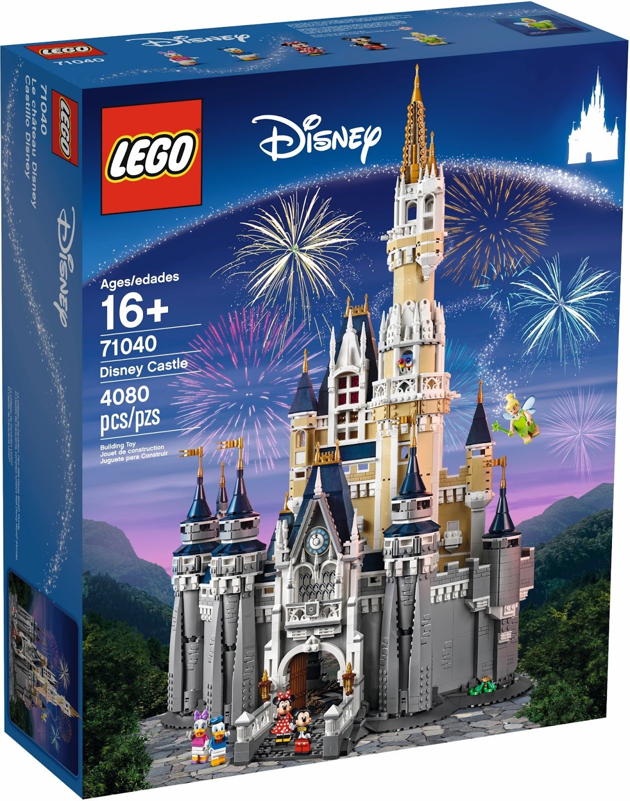 【中古】【非常に良い】レゴ(LEGO) ディズニーシンデレラ城 Disney World Cinderella Castle 71040 誕生日 プレゼント画像