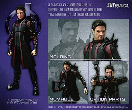 【中古】【非常に良い】S.H.フィギュアーツ ホークアイ『アベンジャーズ／エイジ・オブ・ウルトロン』(魂ウェブ商店限定)