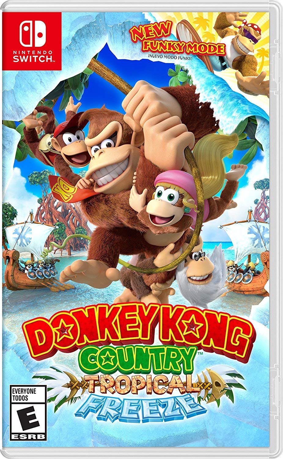 【中古】【人並み外れたに似つかわしい】Donkey Kong Country Tropical Freeze (インポート版:北米) -Switch