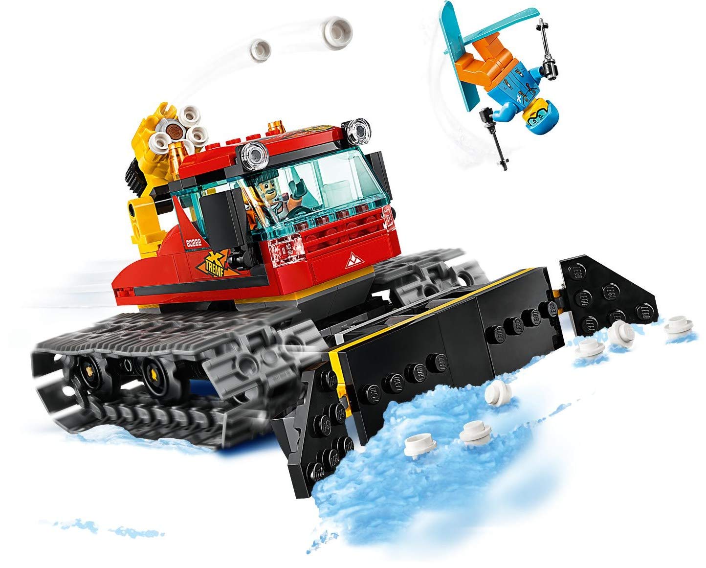 【中古】【人並み外れたに似つかわしい】レゴ(LEGO) シティ スキーの板場の除雪車 60222 立ちはだかる 手あそび 御坊っちゃん 車