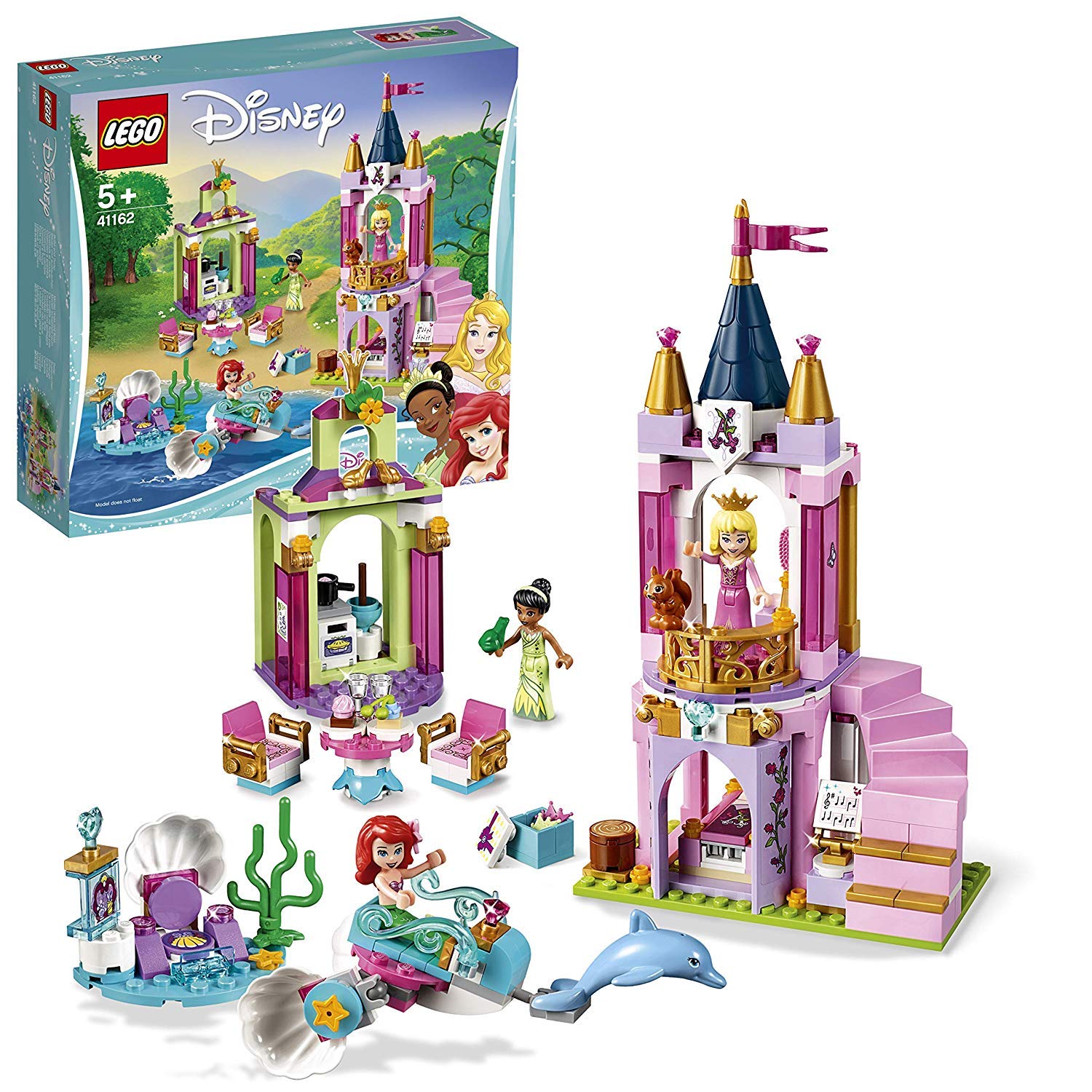 【中古】【人並み外れたに似つかわしい】レゴ(LEGO) ウォルトディズニー御姫様 蟻エル・オーロラ姫・ティアナの御姫様寄りあい 41162 立ちはだかる 手あそび うしろ帯