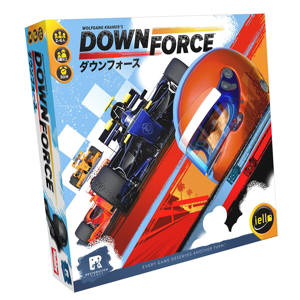 【中古】【非常に良い】ホビージャパン ダウンフォース 日本語版 (2-6人用 30分 8才以上向け) ボードゲーム｜スカイマーケットプラス