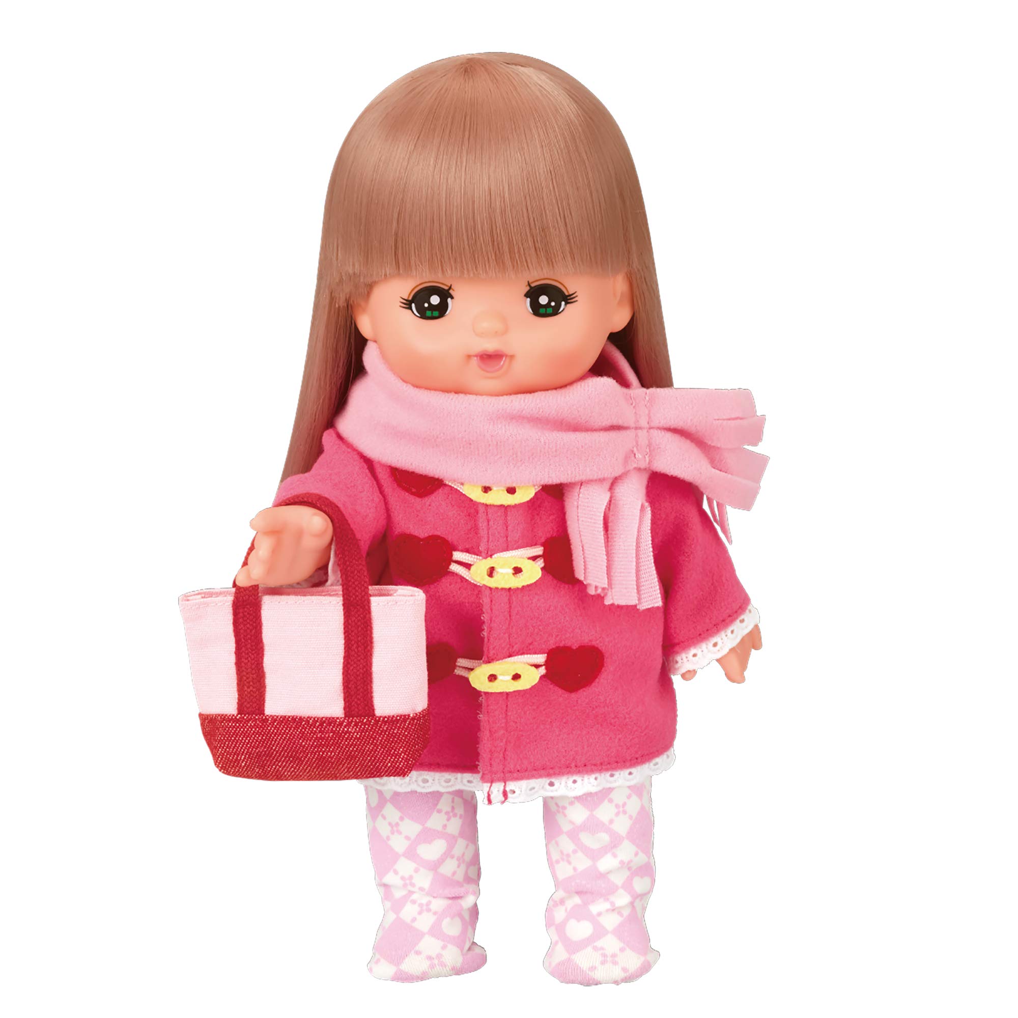 【中古】【非常に良い】メルちゃん きせかえセット ピンクのダッフルコート