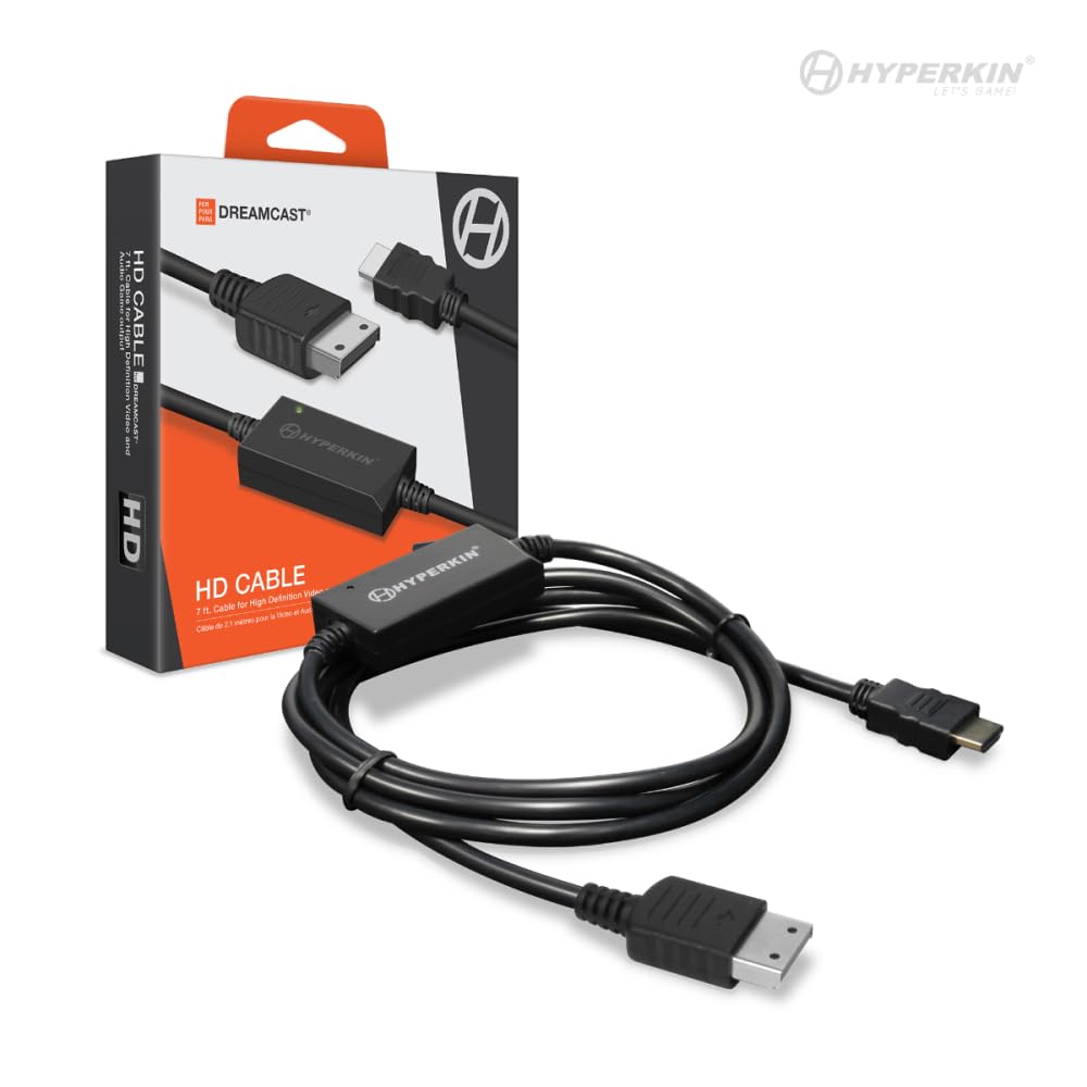 【中古】【非常に良い】HYPERKIN HD Cable for Dreamcast / ドリームキャスト専用 HDケーブル / DreamcastをHDMI接続できるコンバーターとケーブル