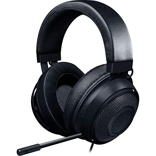 【中古】【非常に良い】Razer Kraken Black ゲーミングヘッドセット アナログ接続 PS5 PS4 PC Switch スマートフォン 冷却ジェルパッド【日本保証品】 RZ04-02830100-R3M1|スカイマーケットプラス
