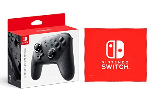 【中古】【非常に良い】【任天堂純正品】Nintendo Switch Proコントローラー (Nintendo Switch ロゴデザイン マイクロファイバークロス 同梱)
