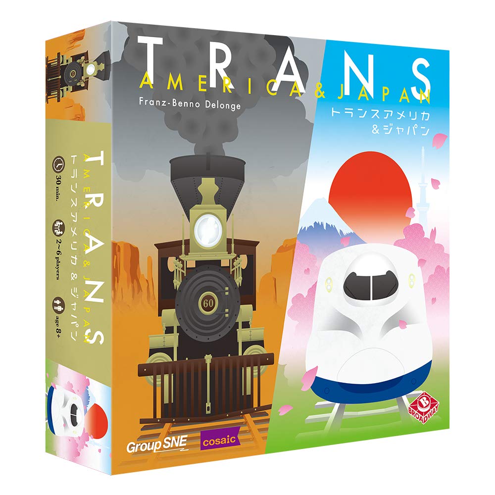 【中古】【非常に良い】グループSNE トランスアメリカ&ジャパン (2-6人用 30分 8才以上向け) ボードゲーム
