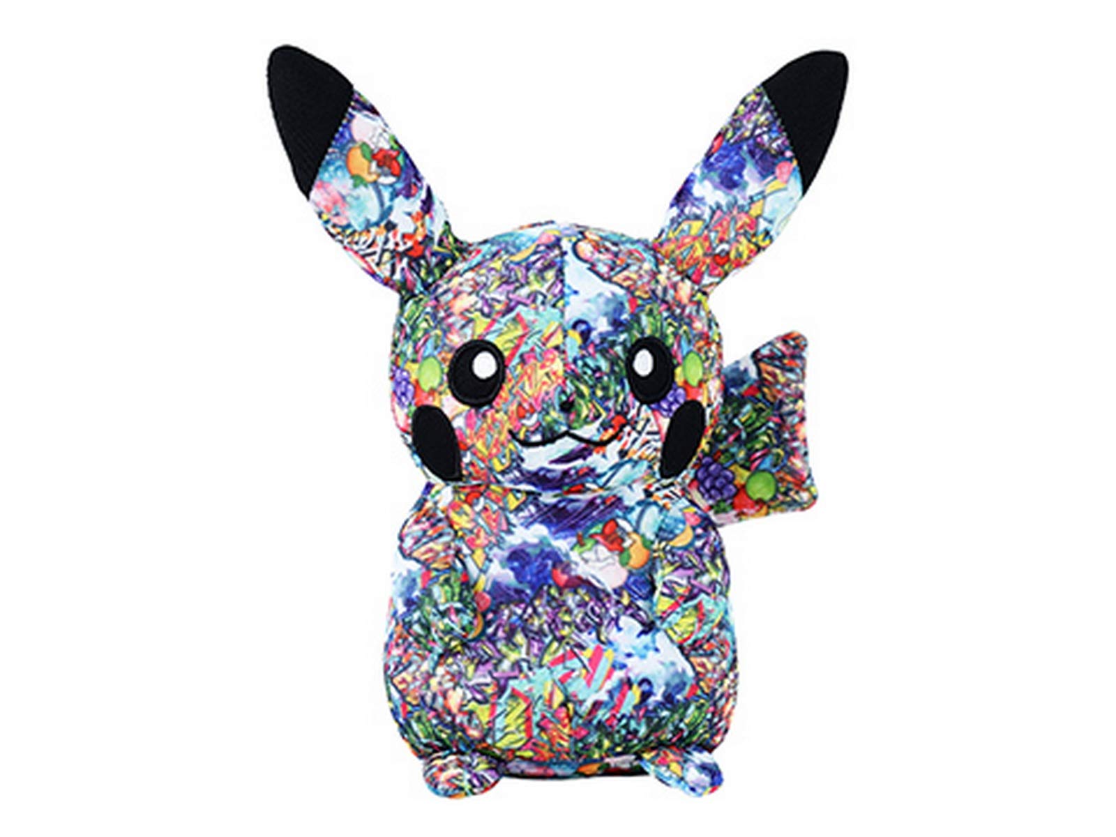 【中古】【非常に良い】ぬいぐるみ ピカチュウ ポケモンセンター 渋谷 限定　グラフィティアート　Number-D（ナンバー -ディー）コラボ