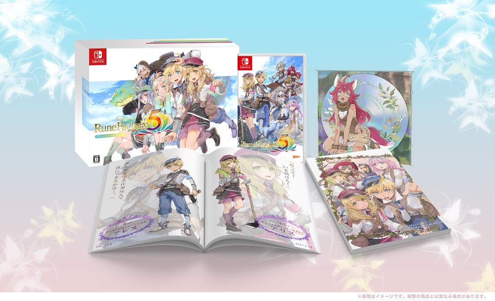 【中古】【非常に良い】ルーンファクトリー5 プレミアムボックス -Switch (ブロマイド3種+ポストカード8種セット 同梱) 「マリオネットと荘厳な馬の水着セット+新米隊員お助けアイテムパック」ダウンロード番号 ※有|スカイマーケットプラス