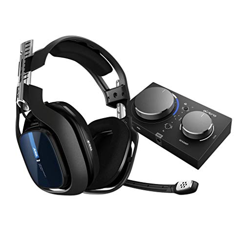 【中古】【非常に良い】Logicool G ASTRO Gaming A40 ゲーミングヘッドセット + MixAmp Pro TR ミックスアンプ A40TR-MAP-002r マイク付き PS4 PC 有線 5.1c