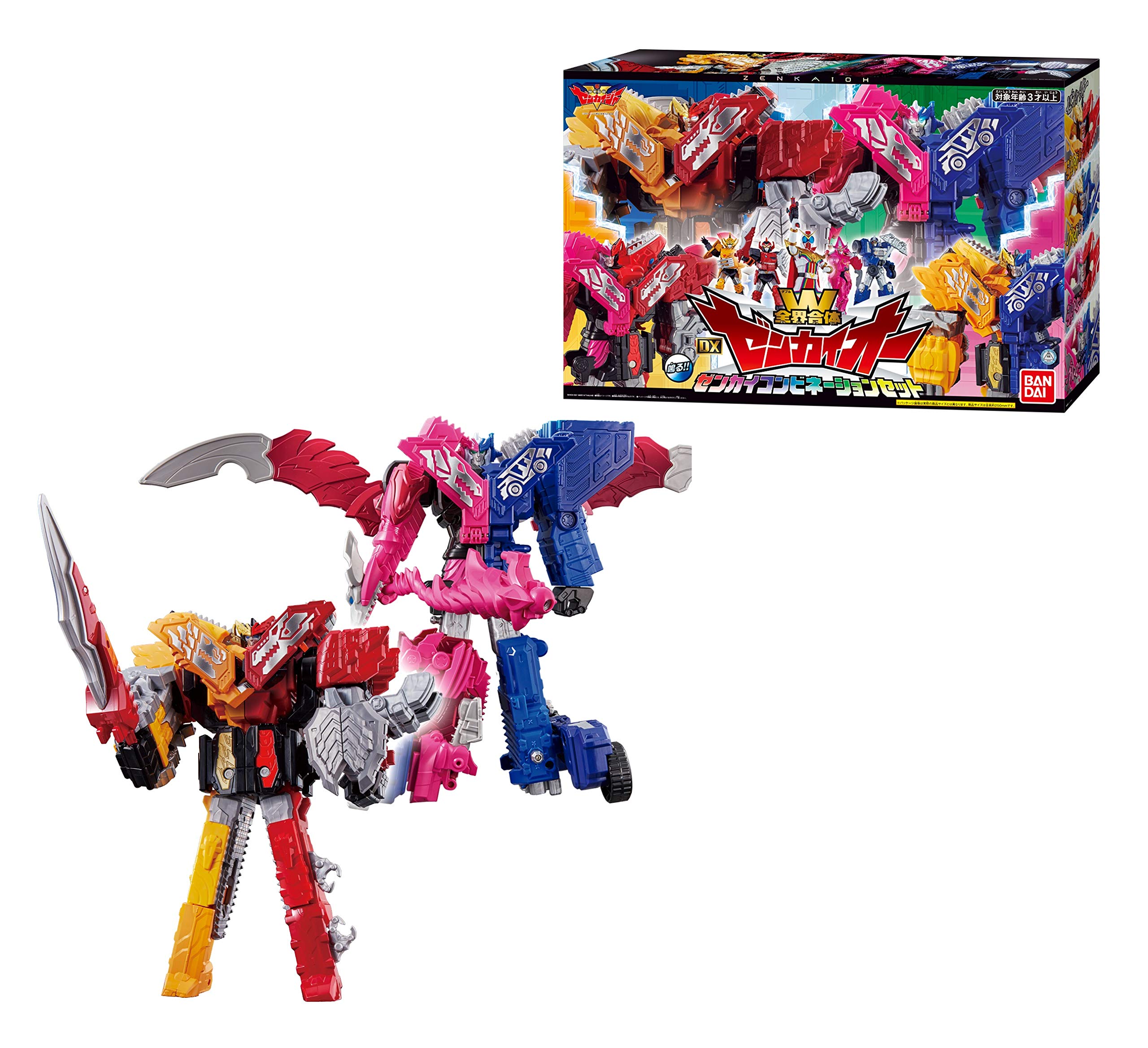 【中古】【非常に良い】機界戦隊ゼンカイジャー W全界合体 DXゼンカイオー ゼンカイコンビネーションセット｜スカイマーケットプラス