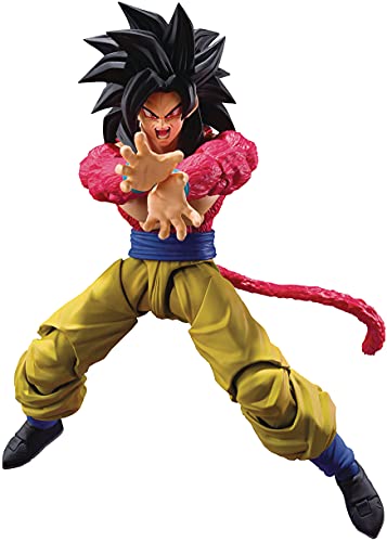 【中古】【非常に良い】TAMASHII NATIONS S.H.フィギュアーツ ドラゴンボールZ スーパーサイヤ人4 孫悟空 約150mm PVC&ABS製 塗装済み可動フィギュア