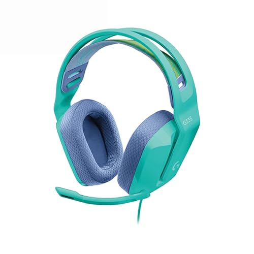 【中古】【非常に良い】Logicool G ゲーミングヘッドセット G335 ゲーミング ヘッドセット G335MN 軽量 222g 3.5mm 有線 立体音響 ステレオ 2.1ch フリップミュート マイク付き PS5