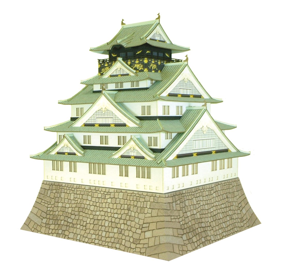 【中古】【非常に良い】さんけい 1/300 名城シリーズ 大阪城 MK04-02