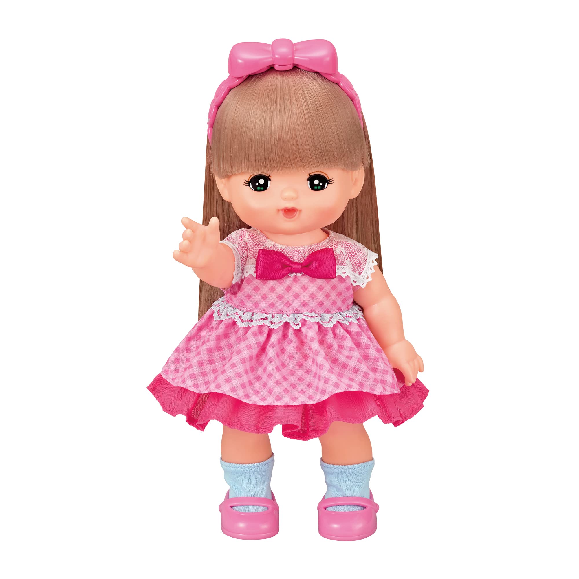 【中古】【非常に良い】メルちゃん お人形セット おしゃれヘアメルちゃん(2022年発売モデル) ピンク色 1851571