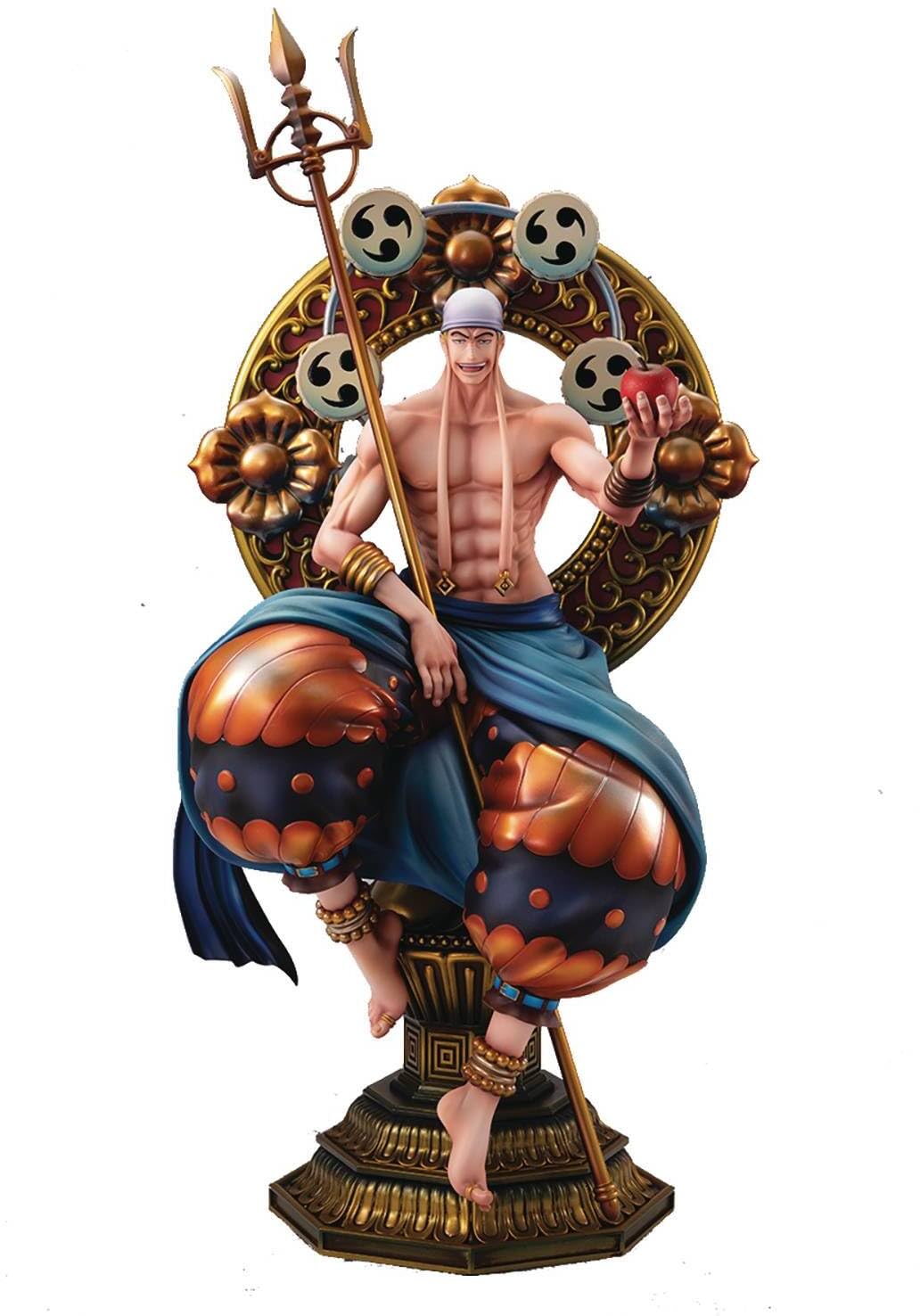 【中古】【非常に良い】Megahouse - ワンピース - NEO-Maximum - スカイピア神エナルの唯一の神、海賊の肖像画 コレクターフィギュア|スカイマーケットプラス