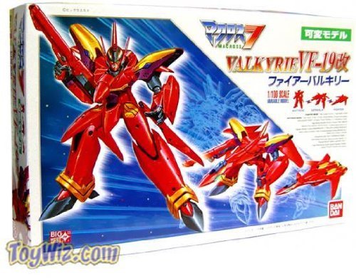 【中古】【非常に良い】バンダイ(BANDAI) 1/100 VF-19改 ファイアーバルキリー マクロス7 No.1