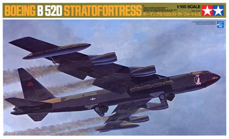 【中古】【非常に良い】タミヤ 1/100 ミニジェットシリーズ NO.25 ボーイング B-52D ストラトフォートレス 60025｜スカイマーケットプラス