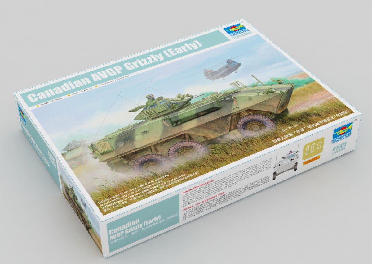 【中古】【非常に良い】トランペッター 1/35 現用戦闘車シリーズ カナダ軍 グリズリー6×6装輪装甲車