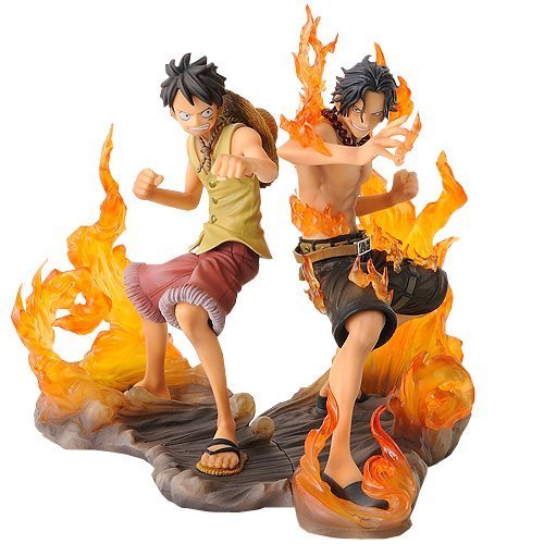 【中古】【非常に良い】ワンピース DXフィギュア BROTHERHOOD ONE PIECE 能力 アニメ プライズ バンプレスト 全2種フルセット
