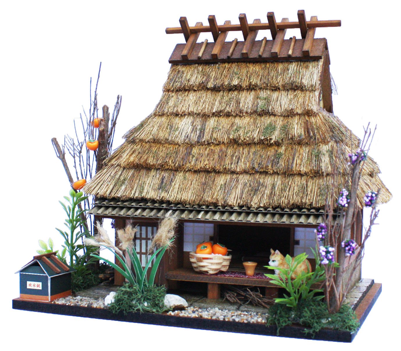 【中古】【非常に良い】ビリー 手作りドールハウスキット 街道シリーズ 周山街道 美山の茅葺き民家 8616