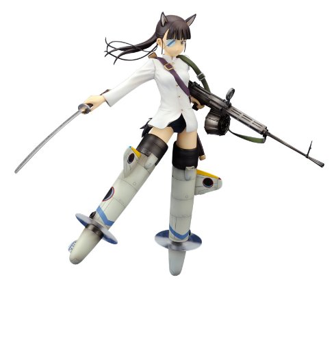 【中古】【非常に良い】ストライクウィッチーズ 坂本美緒 (1/8スケール PVC製塗装済完成品)