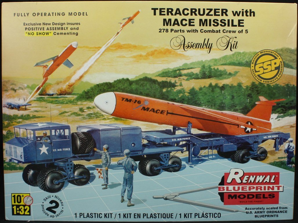 【中古】【非常に良い】アメリカレベル 1/32 SSP テラクルーザーw/メースミサイル プラモデル|スカイマーケットプラス