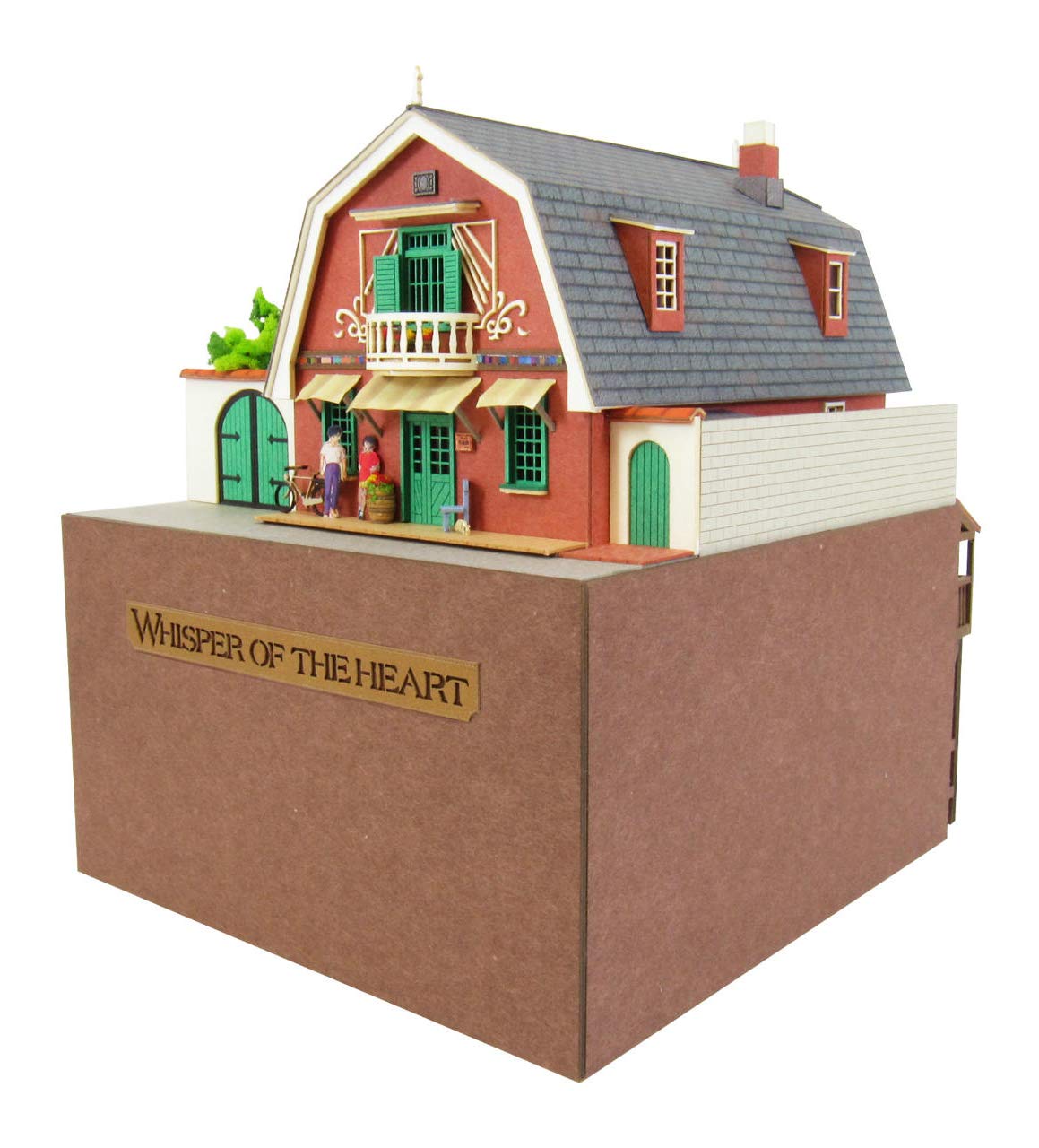 【中古】【非常に良い】さんけい みにちゅあーとキット スタジオジブリシリーズ 耳をすませば 地球屋 1/150スケール ペーパークラフト MK07-09画像