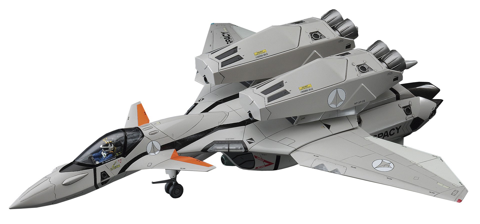 【中古】【非常に良い】ハセガワ マクロスプラス VF-11B スーパーサンダーボルト 1/72スケール プラモデル 23 グレー
