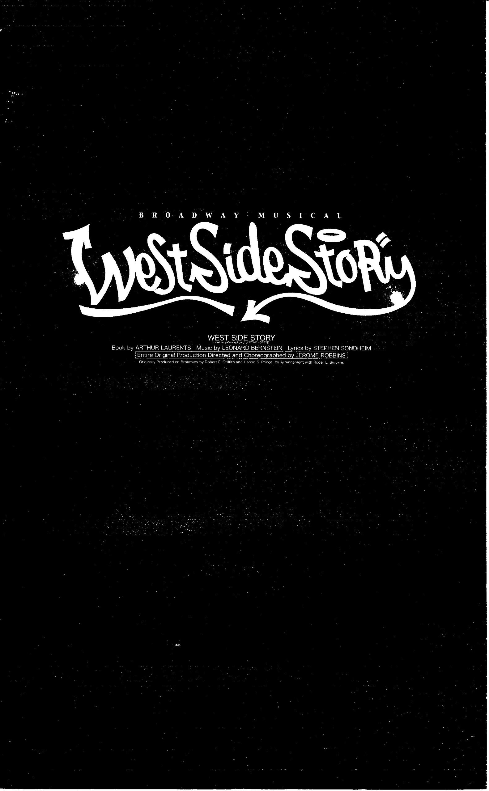 【中古】【非常に良い】嵐 ARASHI WestSide Story 舞台 パンフレット