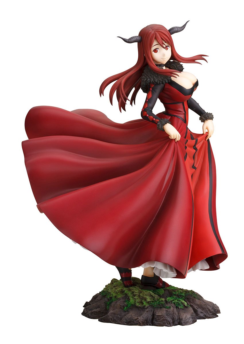 【中古】【非常に良い】コトブキヤ まおゆう魔王勇者 魔王 紅玉の瞳 1/8スケール PVC塗装済み完成品