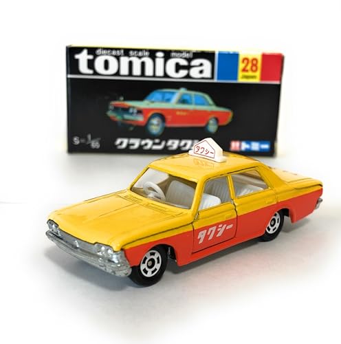 【中古】【非常に良い】トミカ　30周年記念　復刻黒箱トミカ　28　クラウンタクシー　1/65