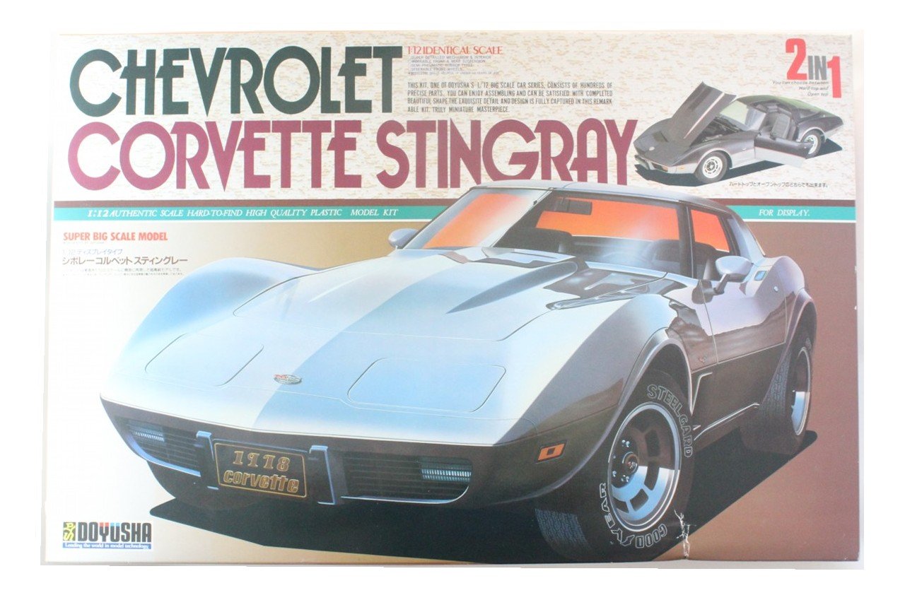 【中古】【非常に良い】童遊社 1/12 シボレー コルベット スティングレー
