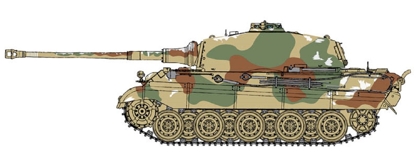 【中古】【非常に良い】サイバーホビー 1/72 WW.II ドイツ軍 キングタイガー ヘンシェル砲塔