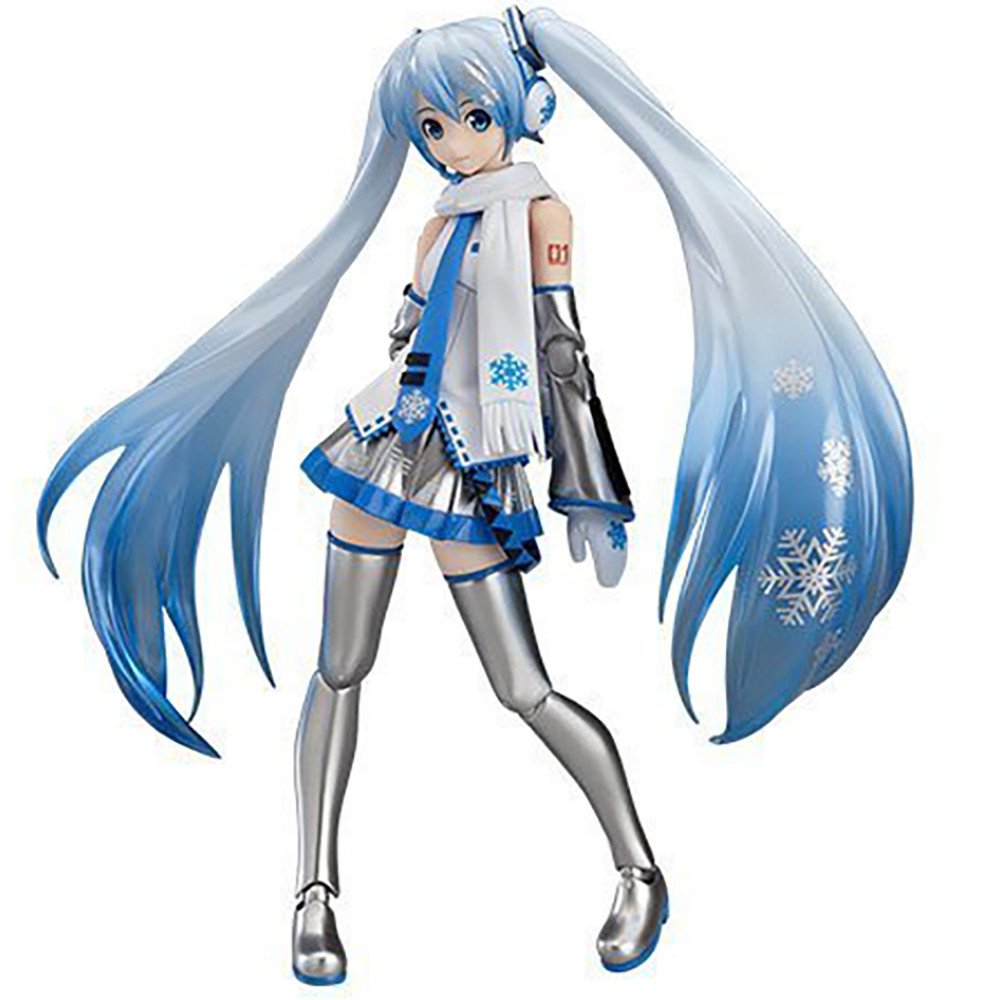 【中古】【非常に良い】figma キャラクター・ボーカル・シリーズ01 初音ミク 雪ミク ノンスケール ABS&PVC製 塗装済み可動フィギュア